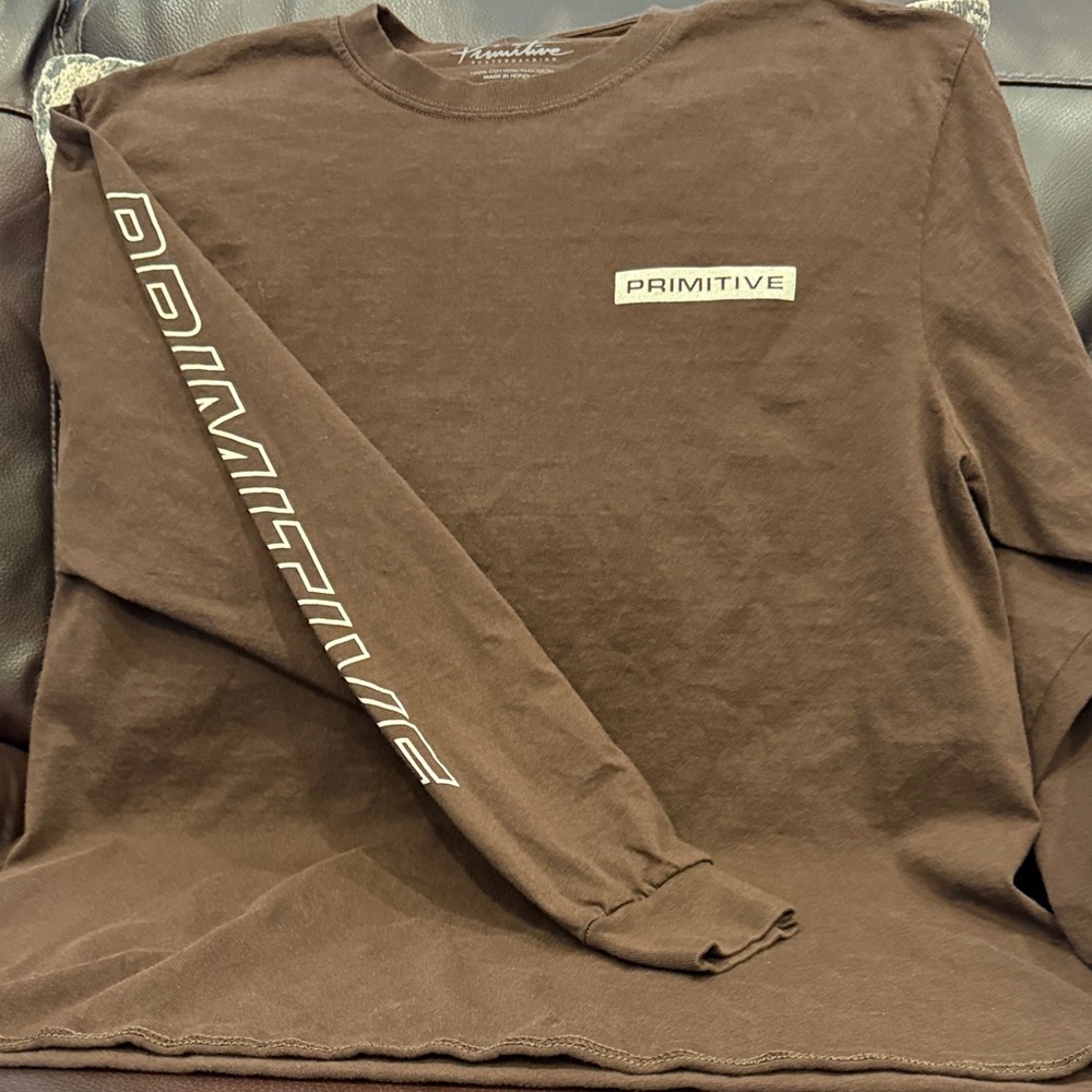 Primitive Men's Chocolate Long Sleeve Tee